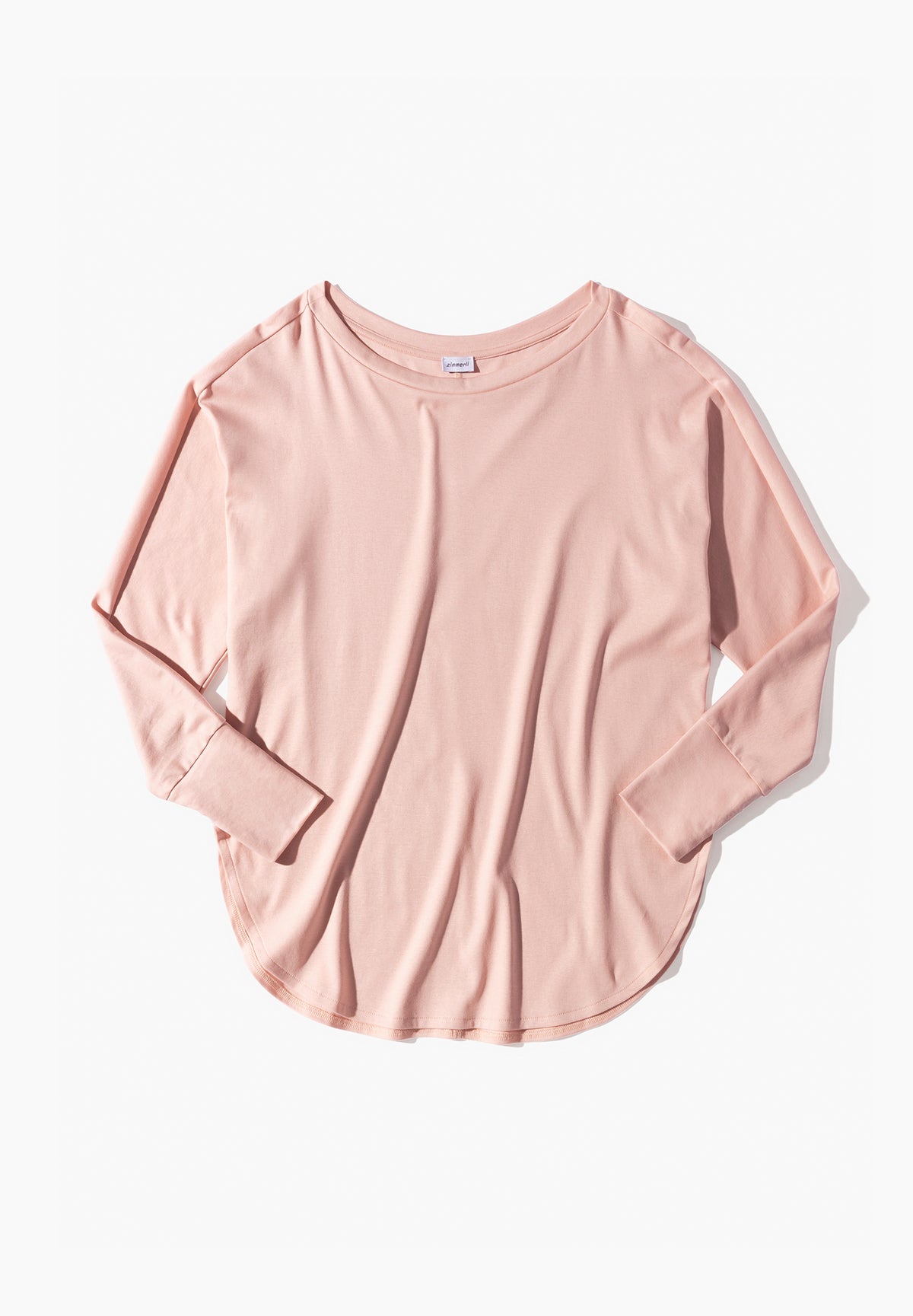 Supreme Green Cotton | T-Shirt langarm - pale pink
