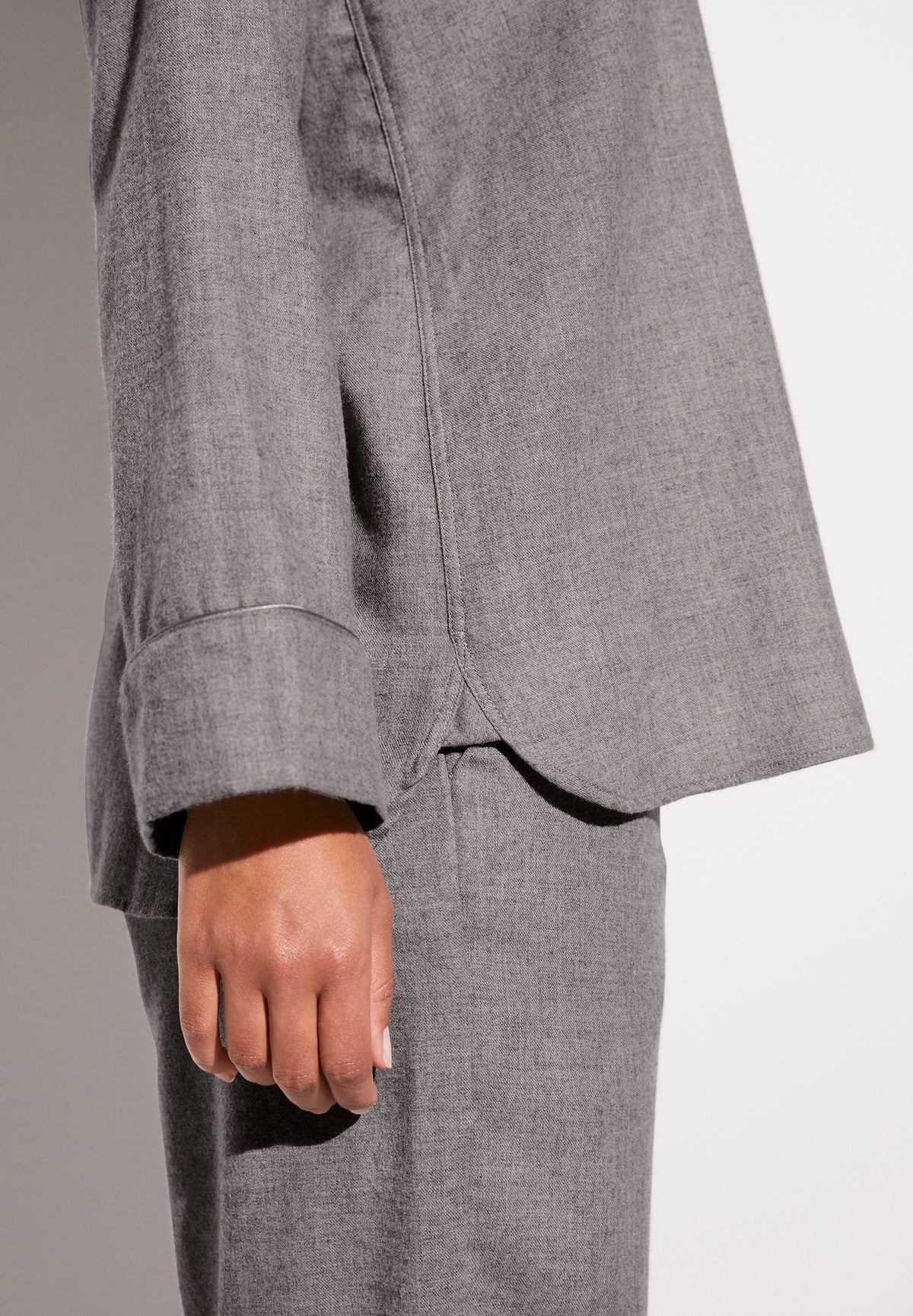 Cozy Flannel | Pyjama Long - grey
