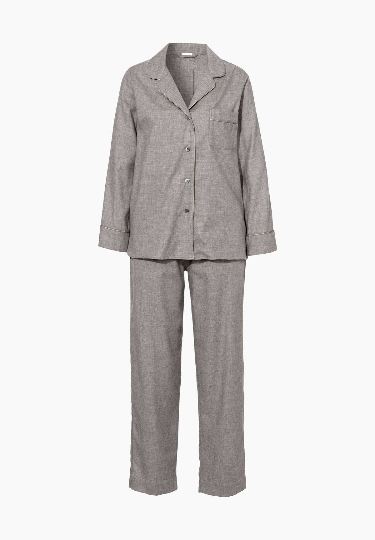 Cozy Flannel | Pyjama Long - grey