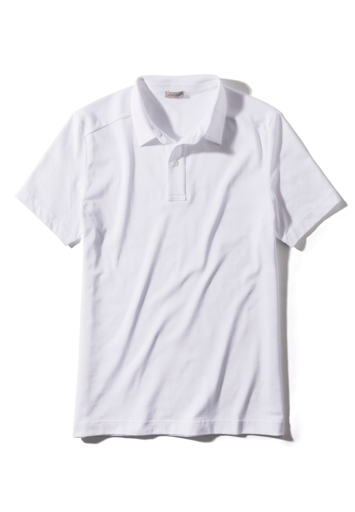 Piqué Lounge | Poloshirt kurzarm - white