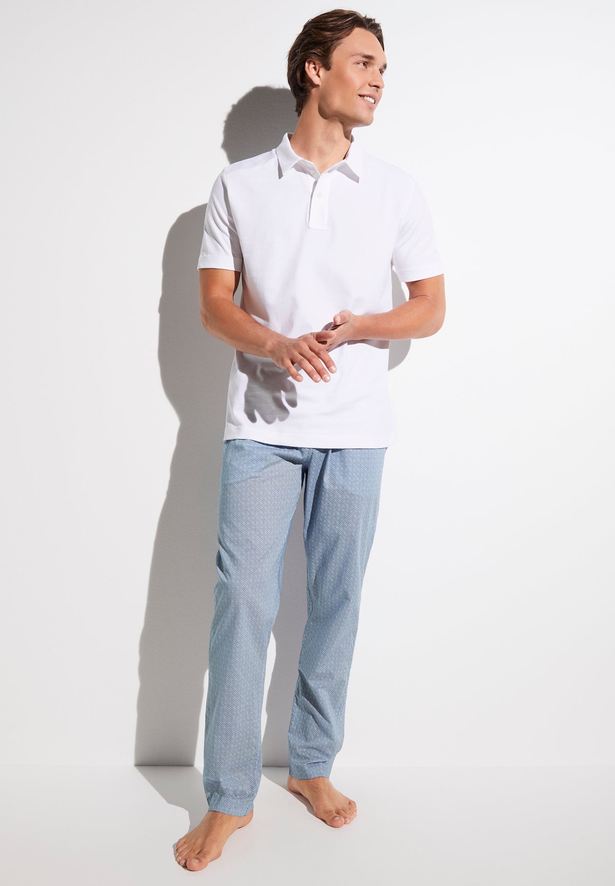 Piqué Lounge | Polo Shirt Short Sleeve - white