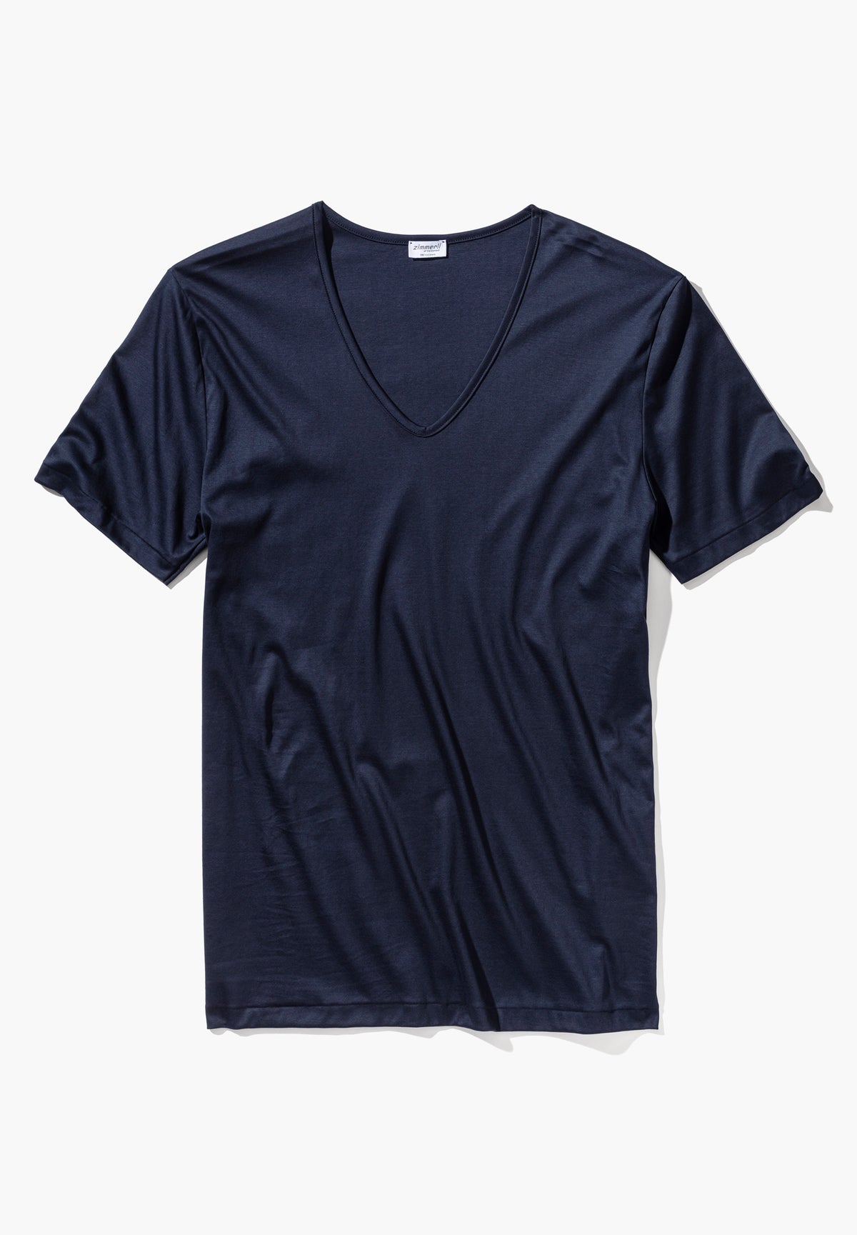 Sea Island | T-Shirt à manches courtes col en V - navy