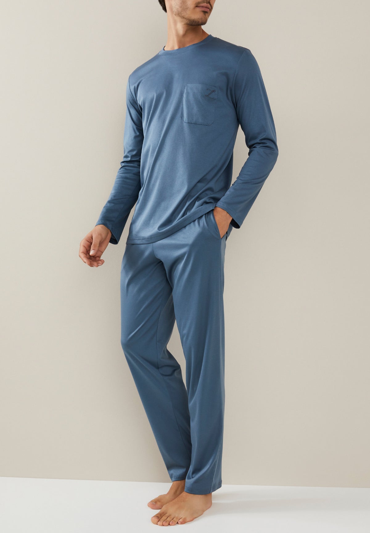 Sea Island | Pyjama lang - china blue