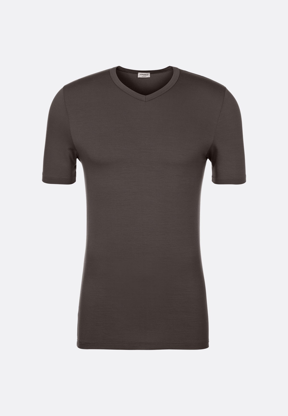 Pureness | T-Shirt kurzarm V-Ausschnitt - grey sage