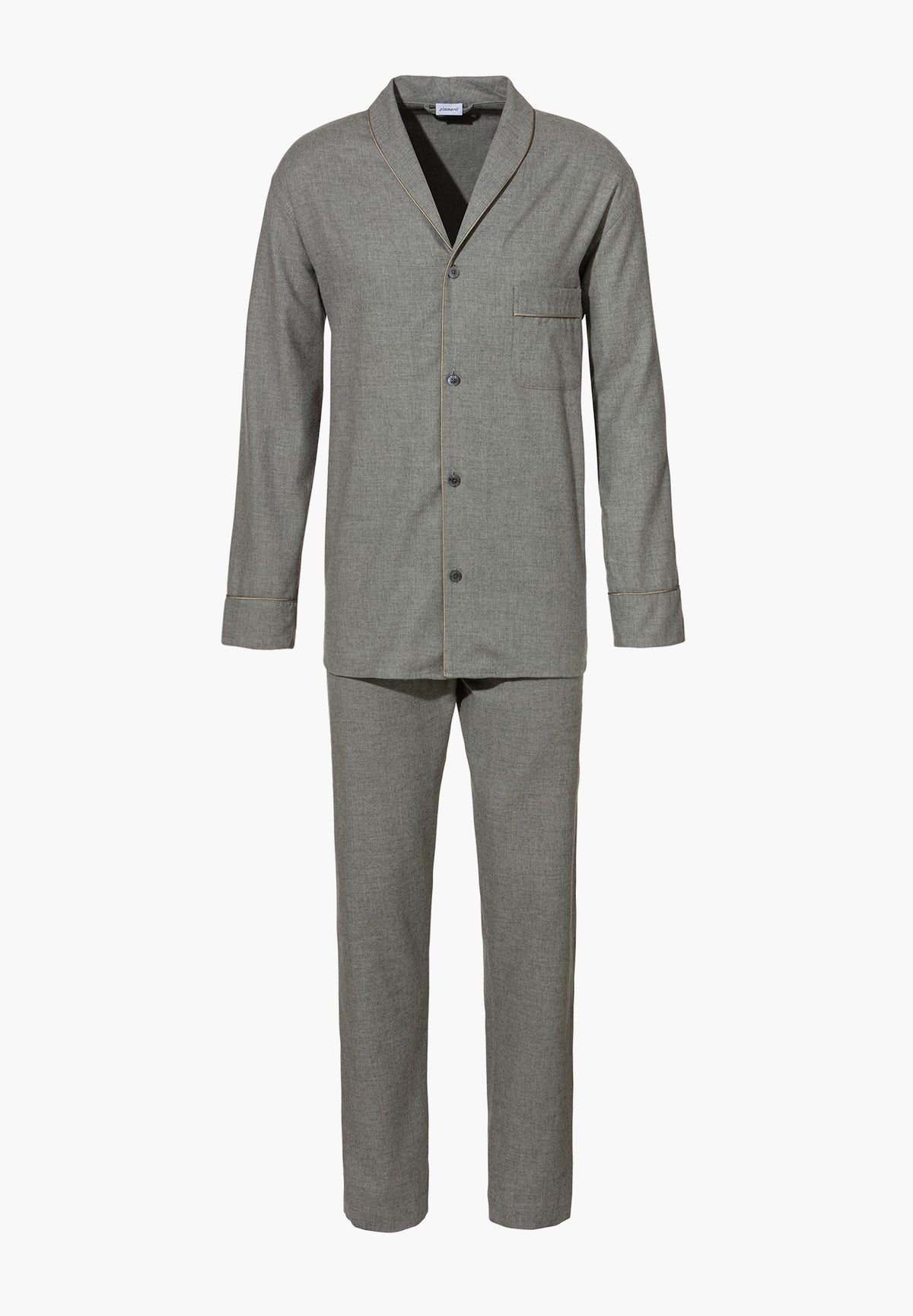 Cozy Flannel | Pyjama lang - grey mélange
