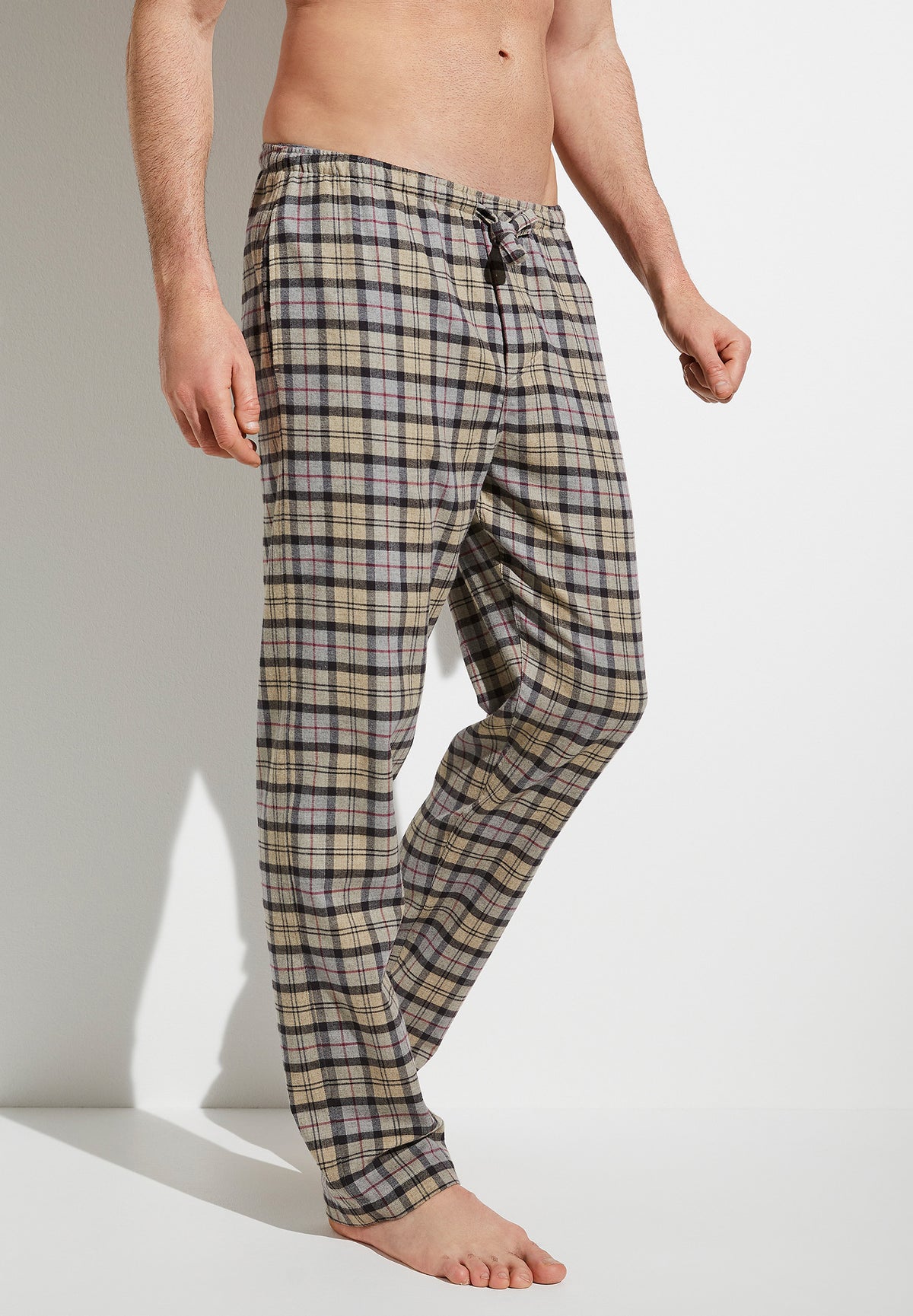 Cozy Flannel | Pantalon - beige check