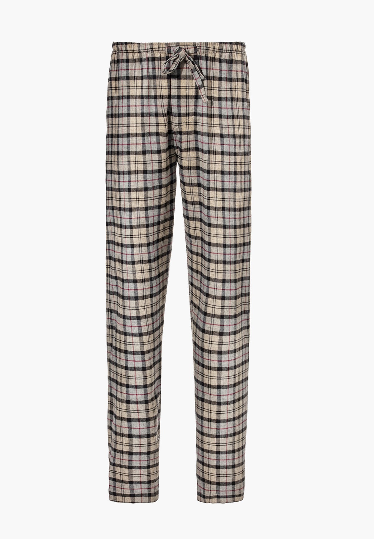Cozy Flannel | Pants Long - beige check
