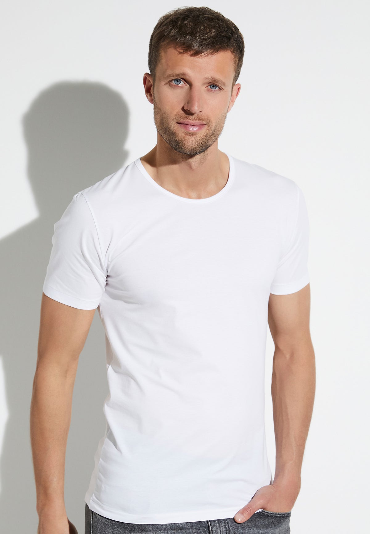 Pure Comfort | T-Shirt kurzarm - white