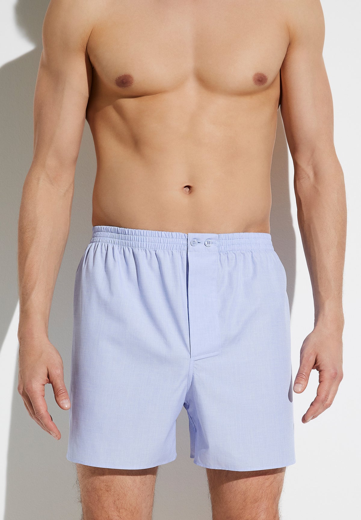 Fil à Fil Cotton | Boxer Shorts - light blue