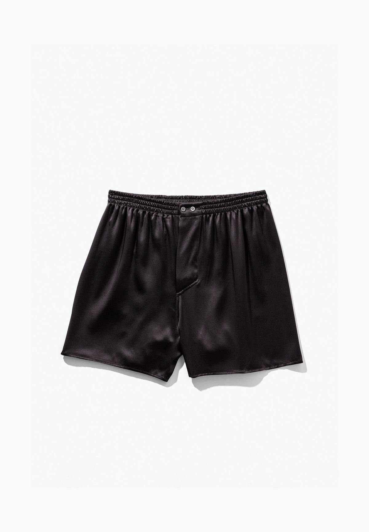 Silk Nightwear | Boxer Shorts - anthrazit