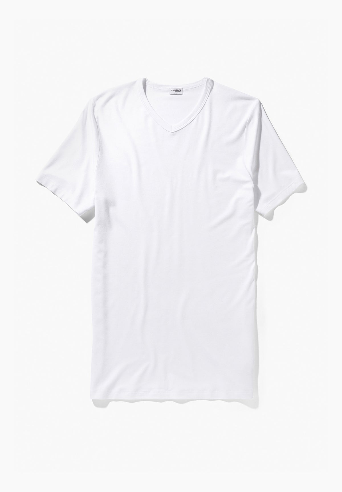 Pureness | T-Shirt à manches courtes col en V - white