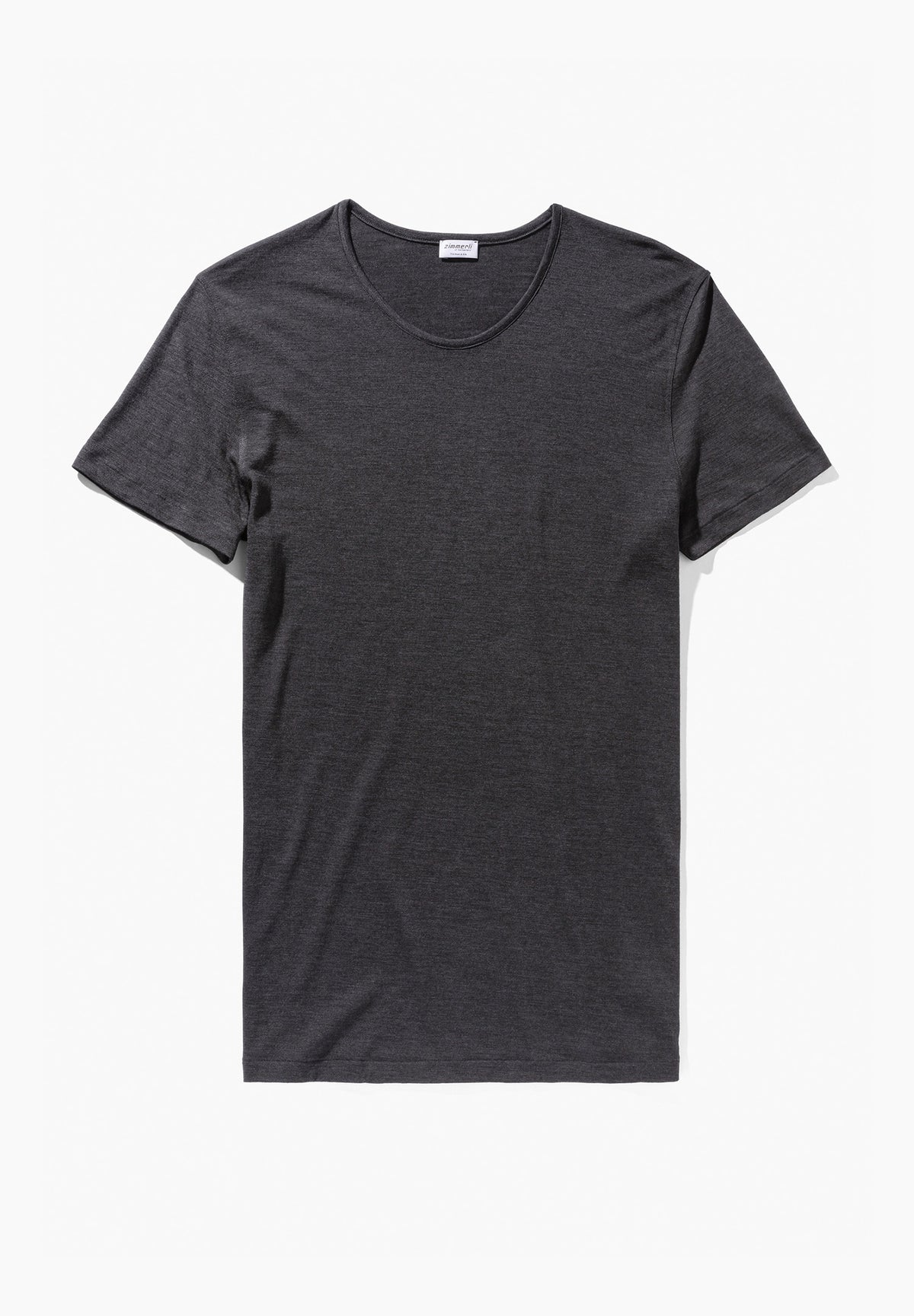 Wool &amp; Silk | T-Shirt kurzarm - charcoal