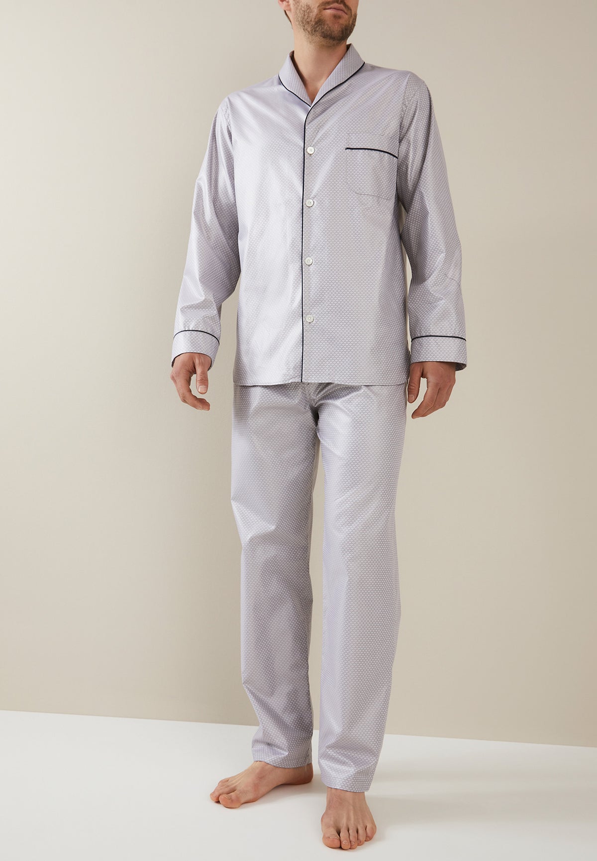 Luxury Jaquards | Pyjama lang - taupe