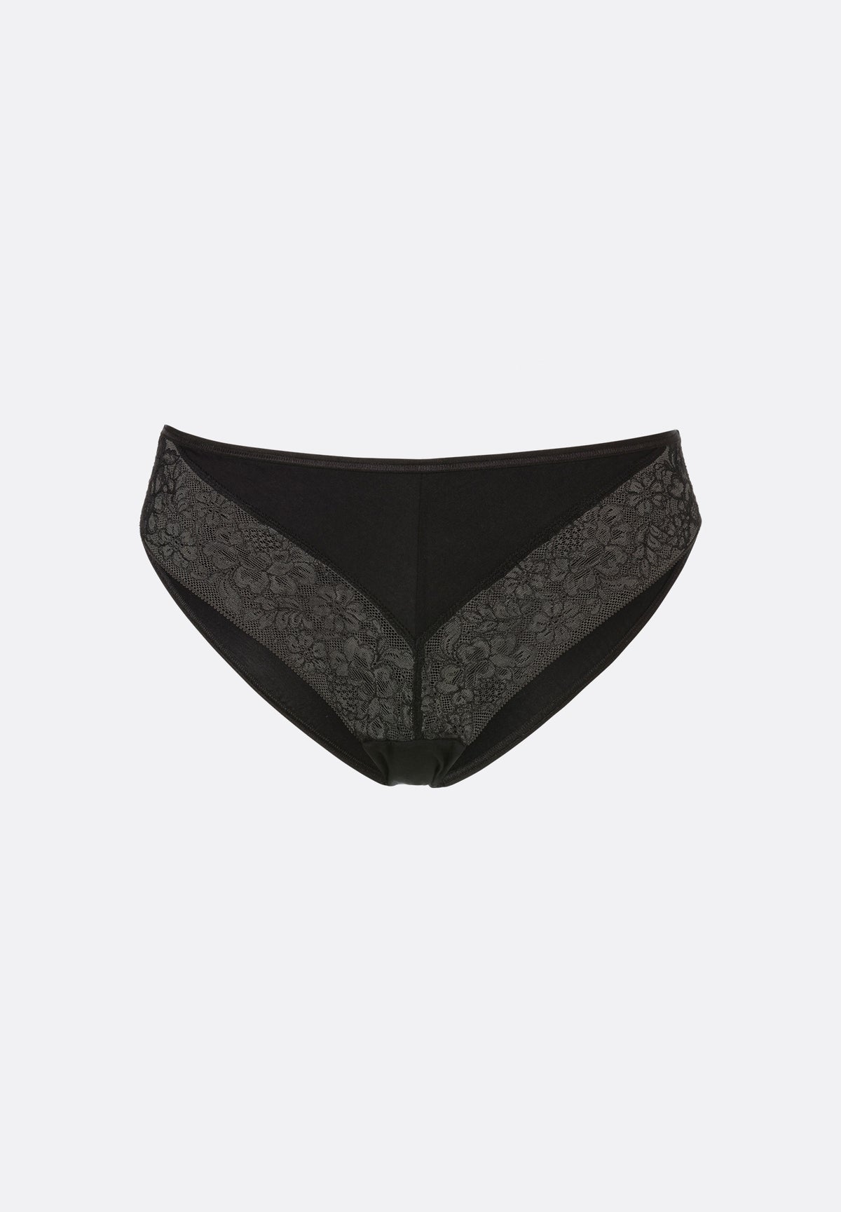 Pureness with Lace | Brazilian - black
