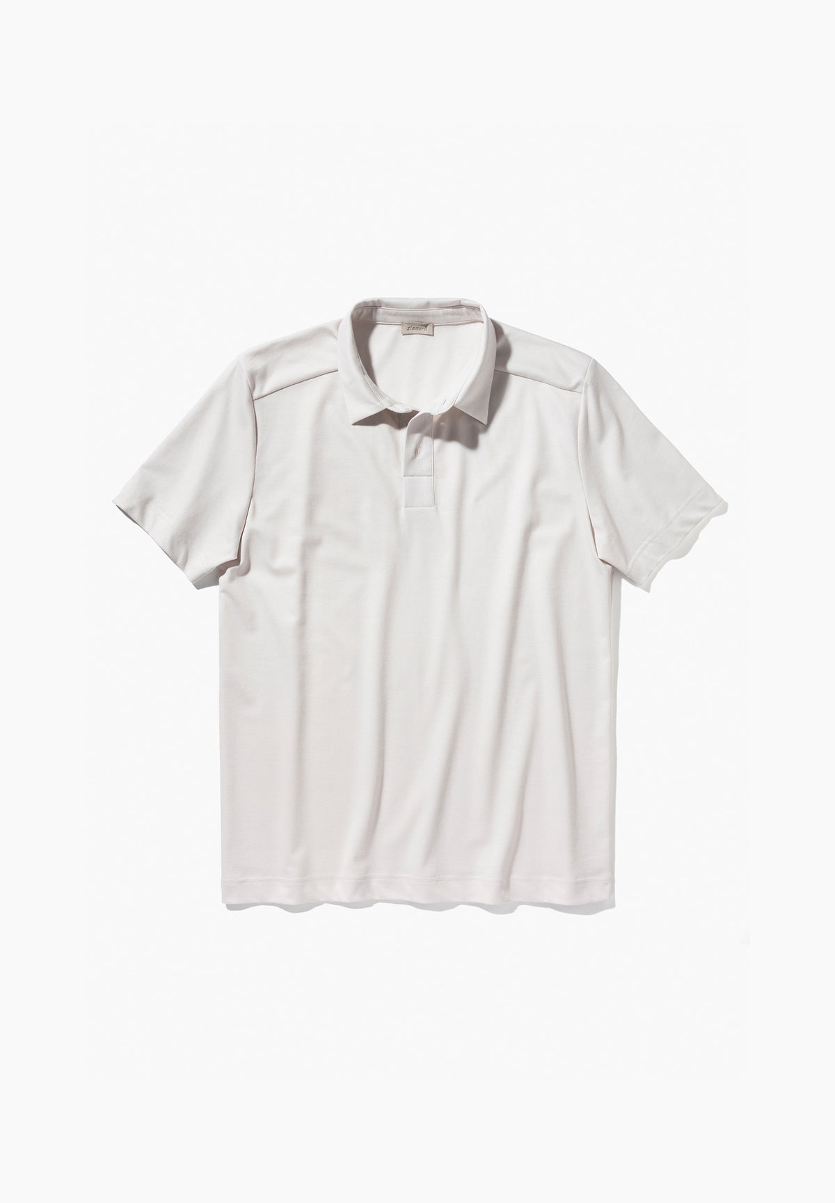 Piqué Lounge | Poloshirt kurzarm - chalk white