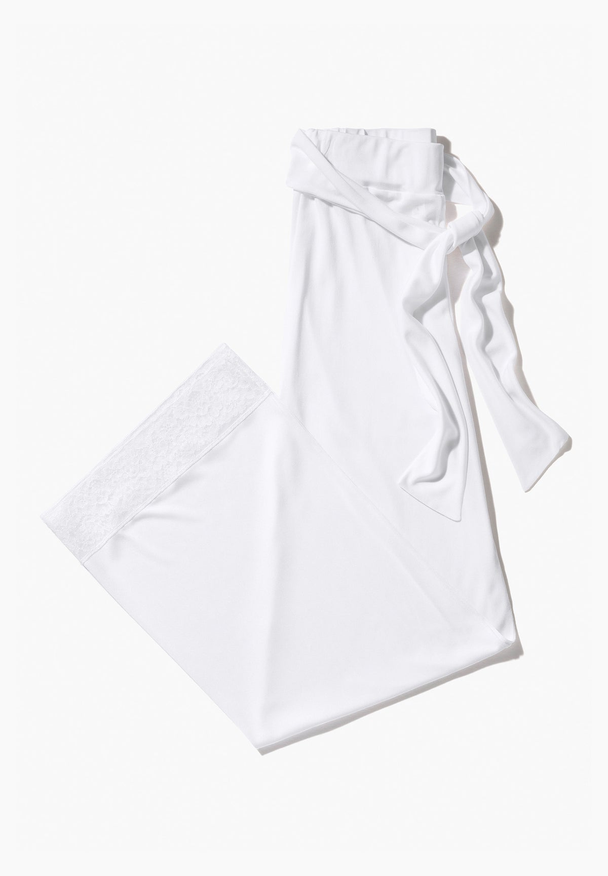 Silk Charmeuse | Pants Long - white